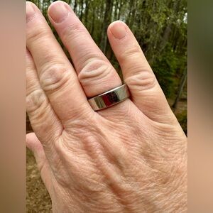 Oura Ring Silver Generation 3 Size 9